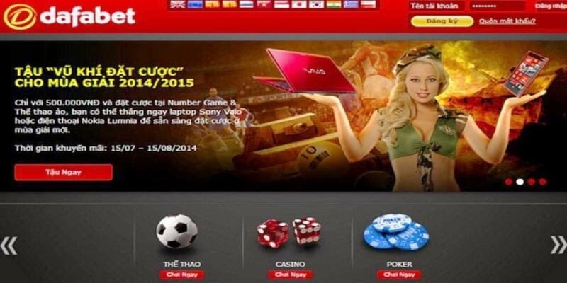 Dafabetgg luôn nâng cấp và bảo trì thường xuyên