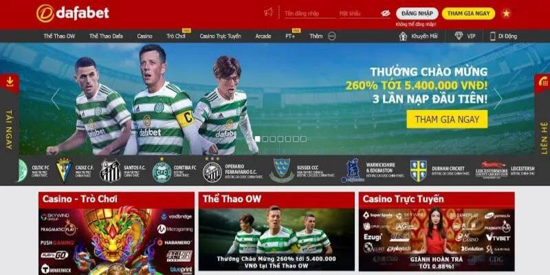 Link vào Dafabet tại Dafabet BTNO an toàn