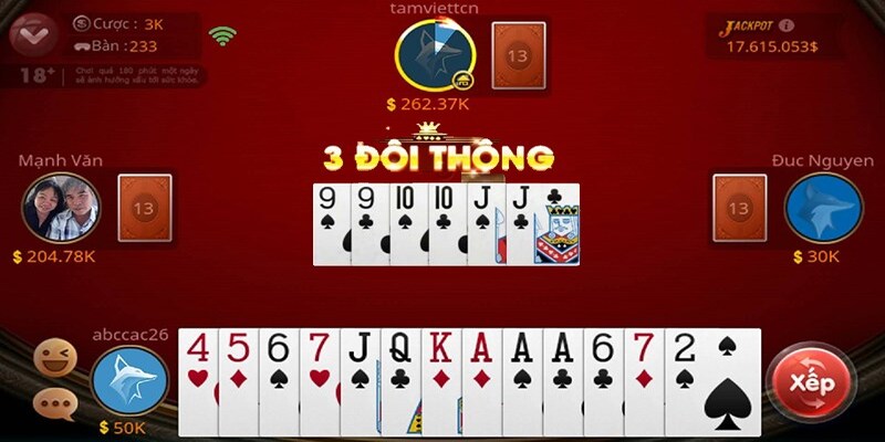 Luật đánh Tiến lên miền Nam cơ bản hiện nay