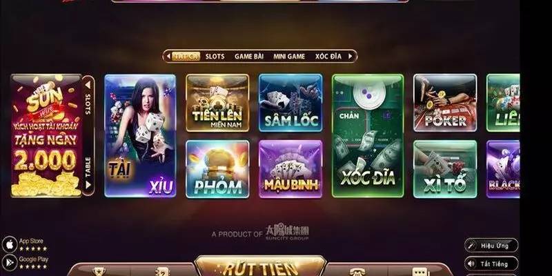 App game đổi thưởng Sunwin