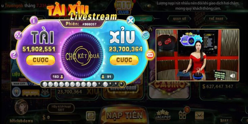 Các loại tài xỉu online phổ biến - Tài xỉu livestream