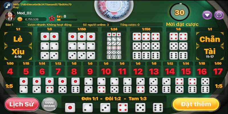 Chia sẻ chung về game tài xỉu online
