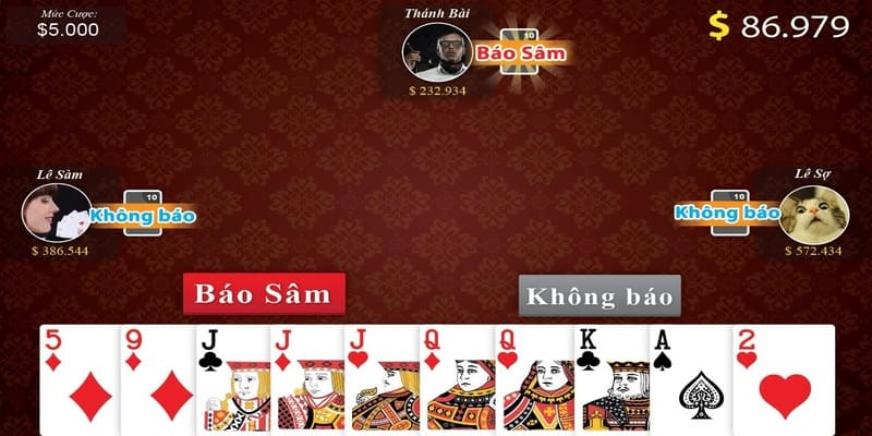 Hướng dẫn cách chơi Crazy Tiến Liên Sâm Lốc