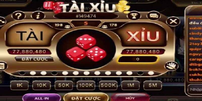 Luật chơi tài xỉu MD5 online