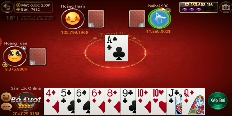 Thuật ngữ phổ biến trong game Crazy Tiến lên Sâm lốc