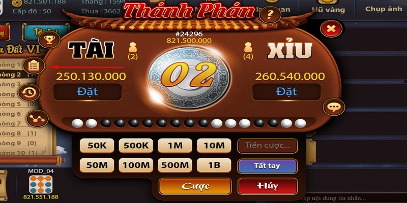 Tool hack game tài xỉu online
